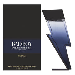 Carolina Herrera Bad Boy Cobalt frasco vertido, aroma vigorizante para uso diario