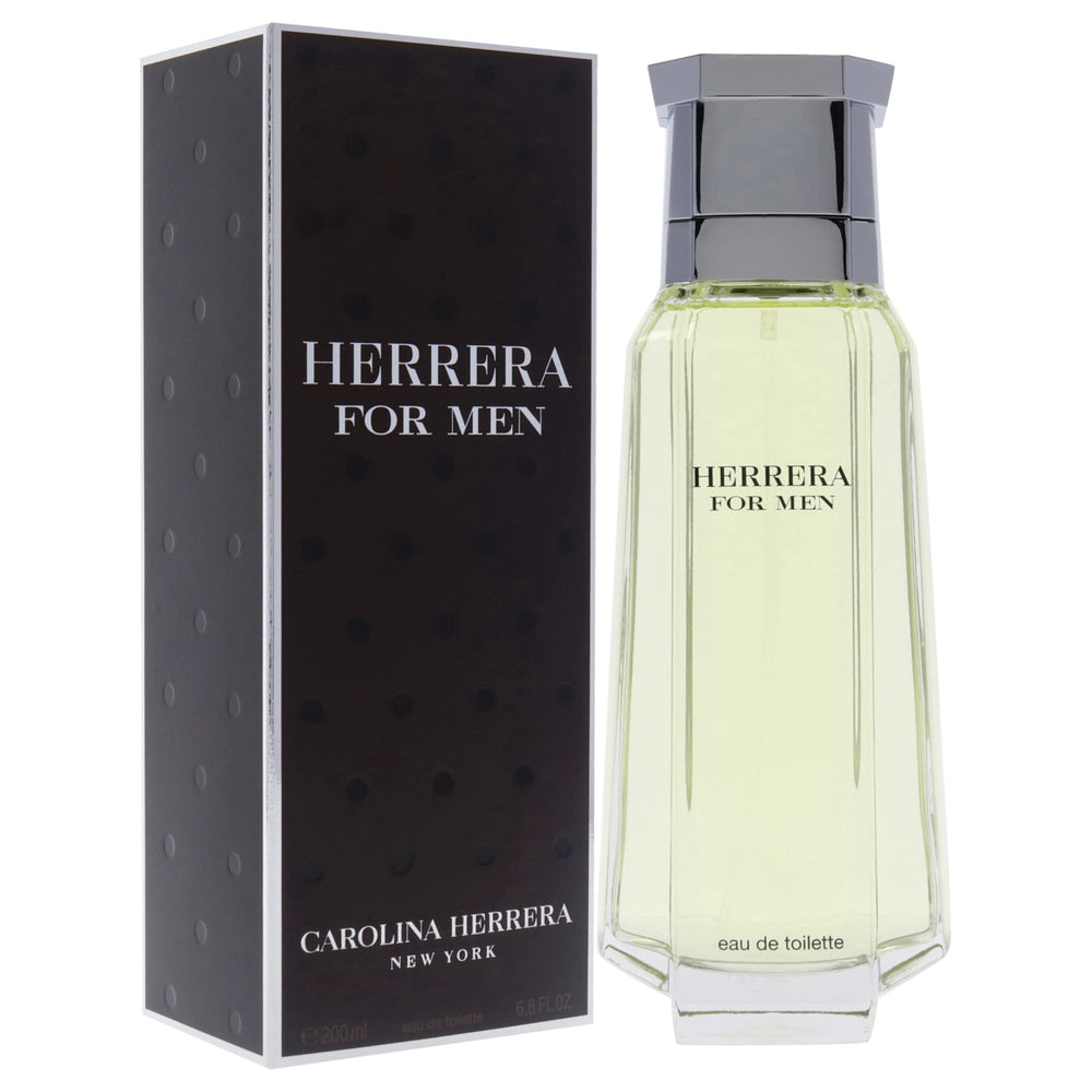 Carolina Herrera Eau de Toilette, etiqueta visible, perfume versátil para momentos formales.