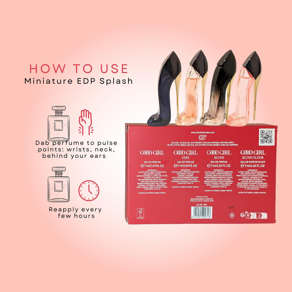 Carolina Herrera Good Girl Blush: botella frontal rosa, elegante para uso diario