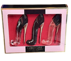 Carolina Herrera Good Girl Blush Mini, pink-tinted bottle detail, ideal for day-to-evening transitions.