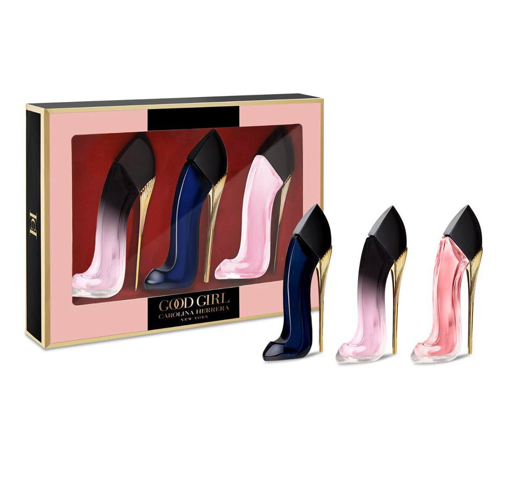 Carolina Herrera Good Girl Gift Set box front, premium gift presentation for special occasions.