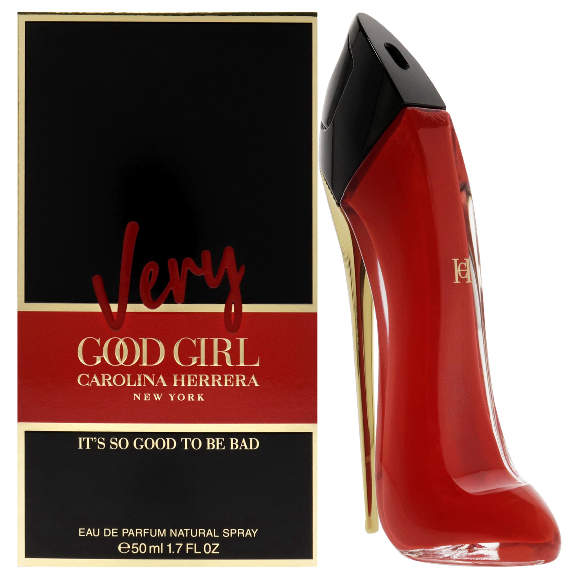 Carolina Herrera Very Good Girl EDP, botella elegante lista para uso diario.