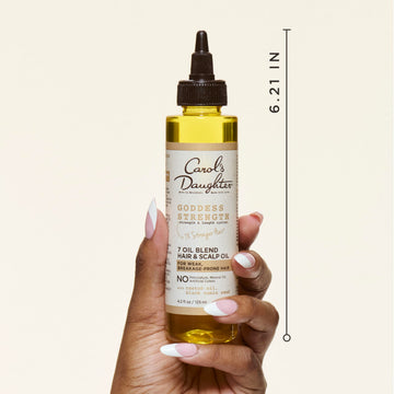 Carol's Daughter Goddess Strength: gotas de aceite, brillo suave sin pesadez