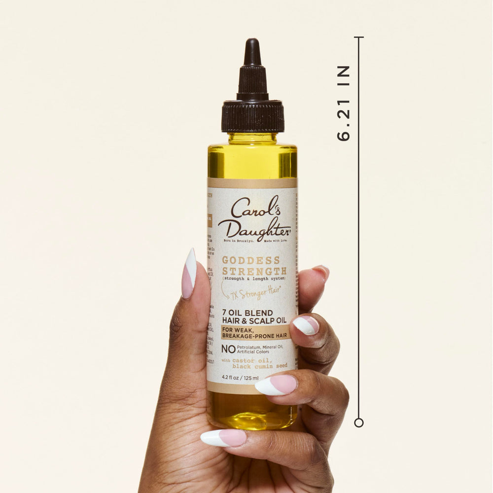 Carol's Daughter Goddess Strength: gotas de aceite, brillo suave sin pesadez