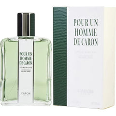Caron Paris Pour Un Homme: envase clásico que inspira cuidado personal.
