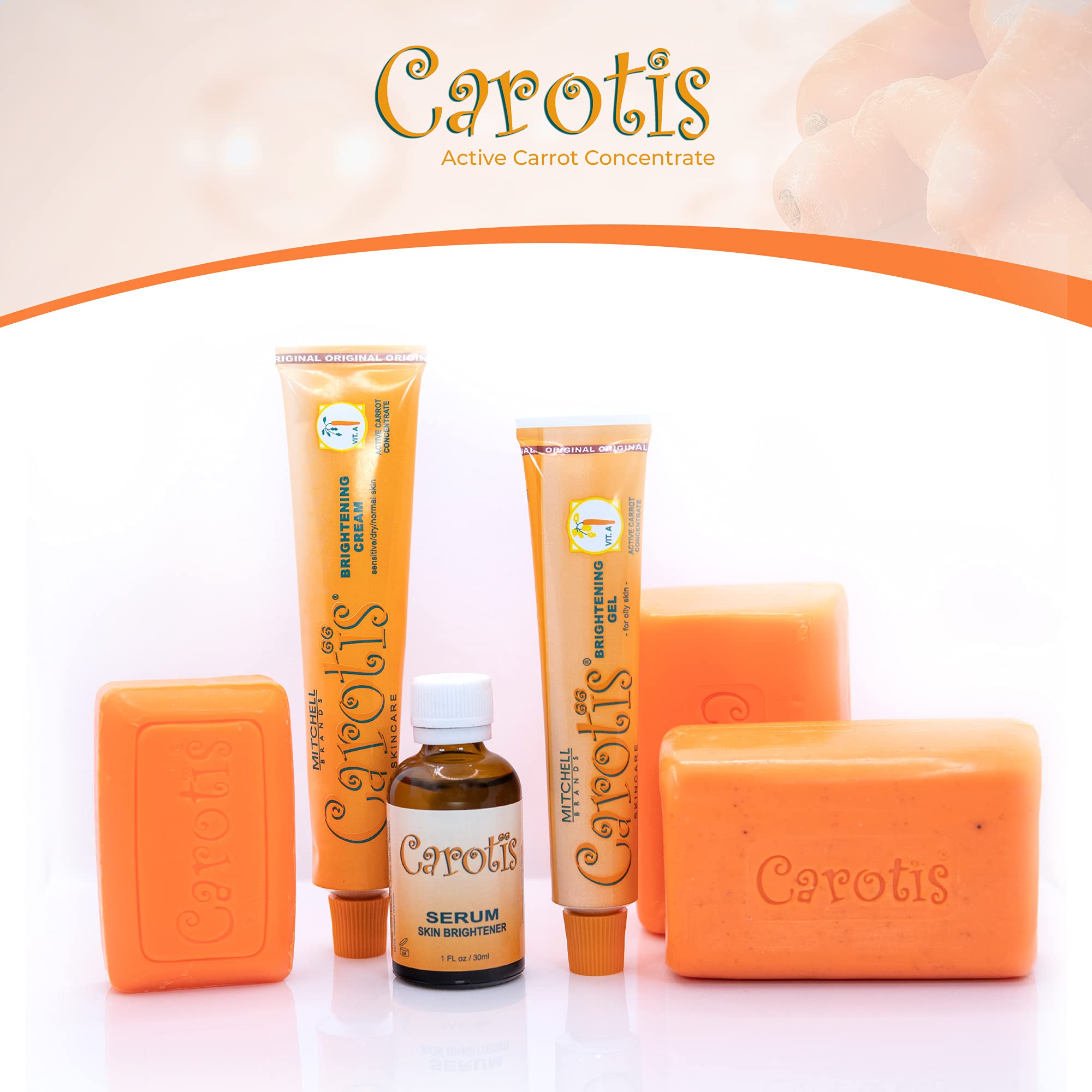 CAROTÏS Jabón uso diario para rostro y cuerpo.