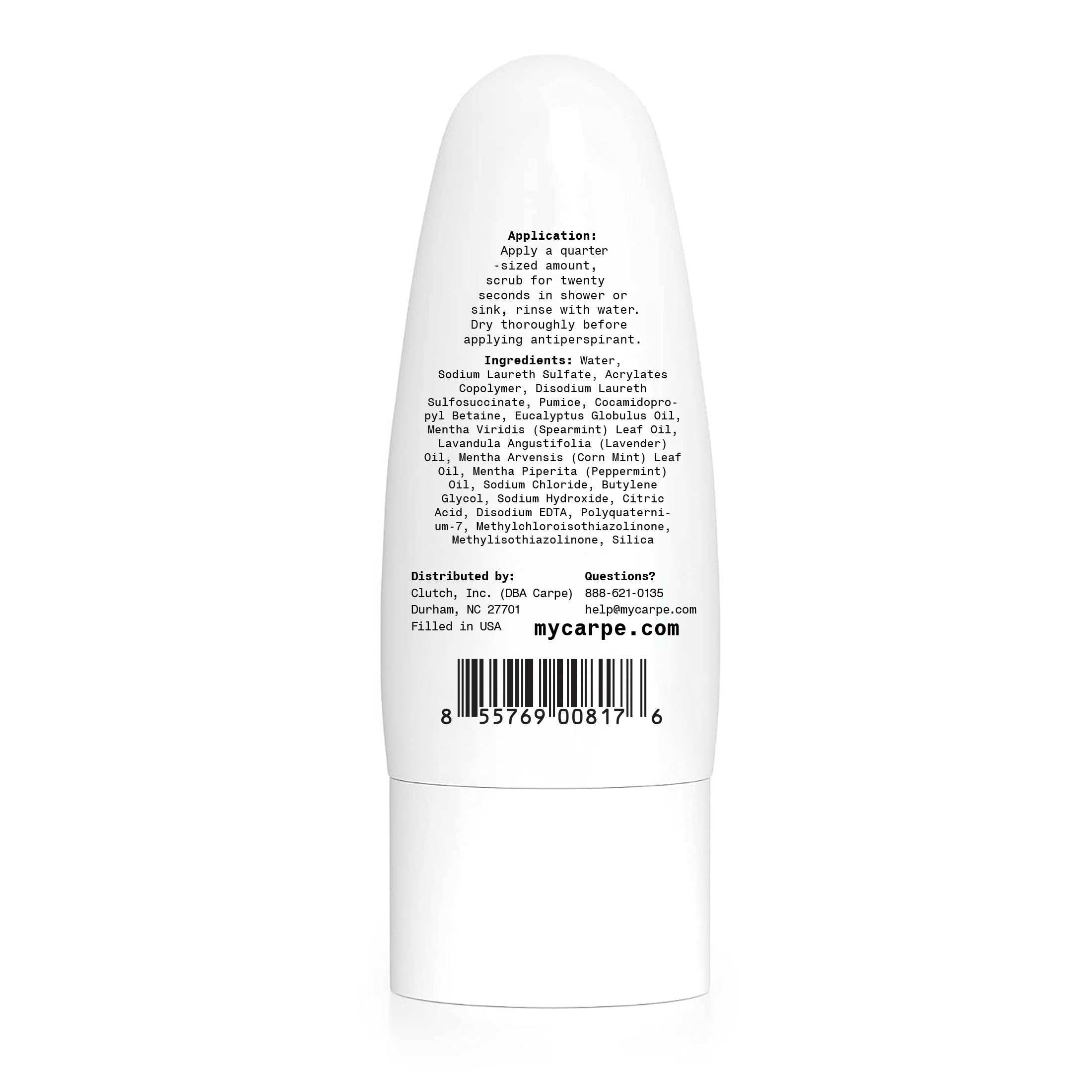 Carpe exfoliante de axilas para uso diario y confianza