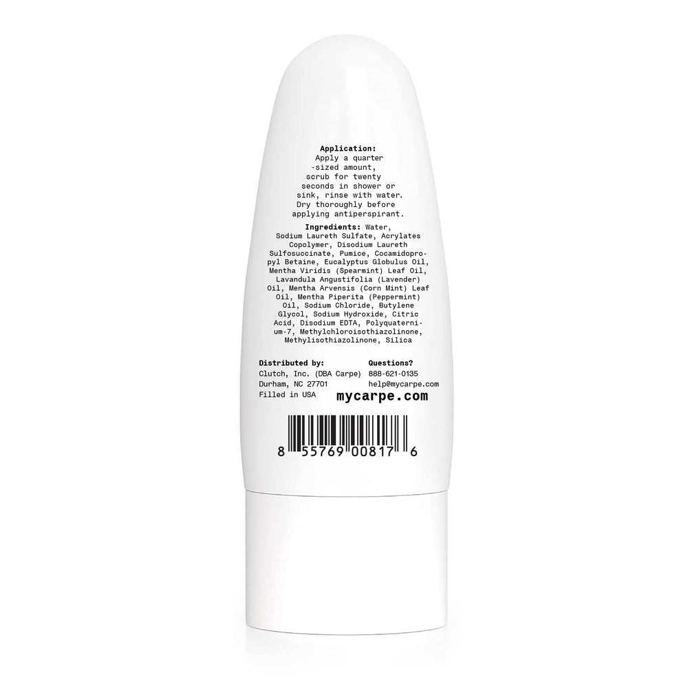 Carpe exfoliante de axilas para uso diario y confianza