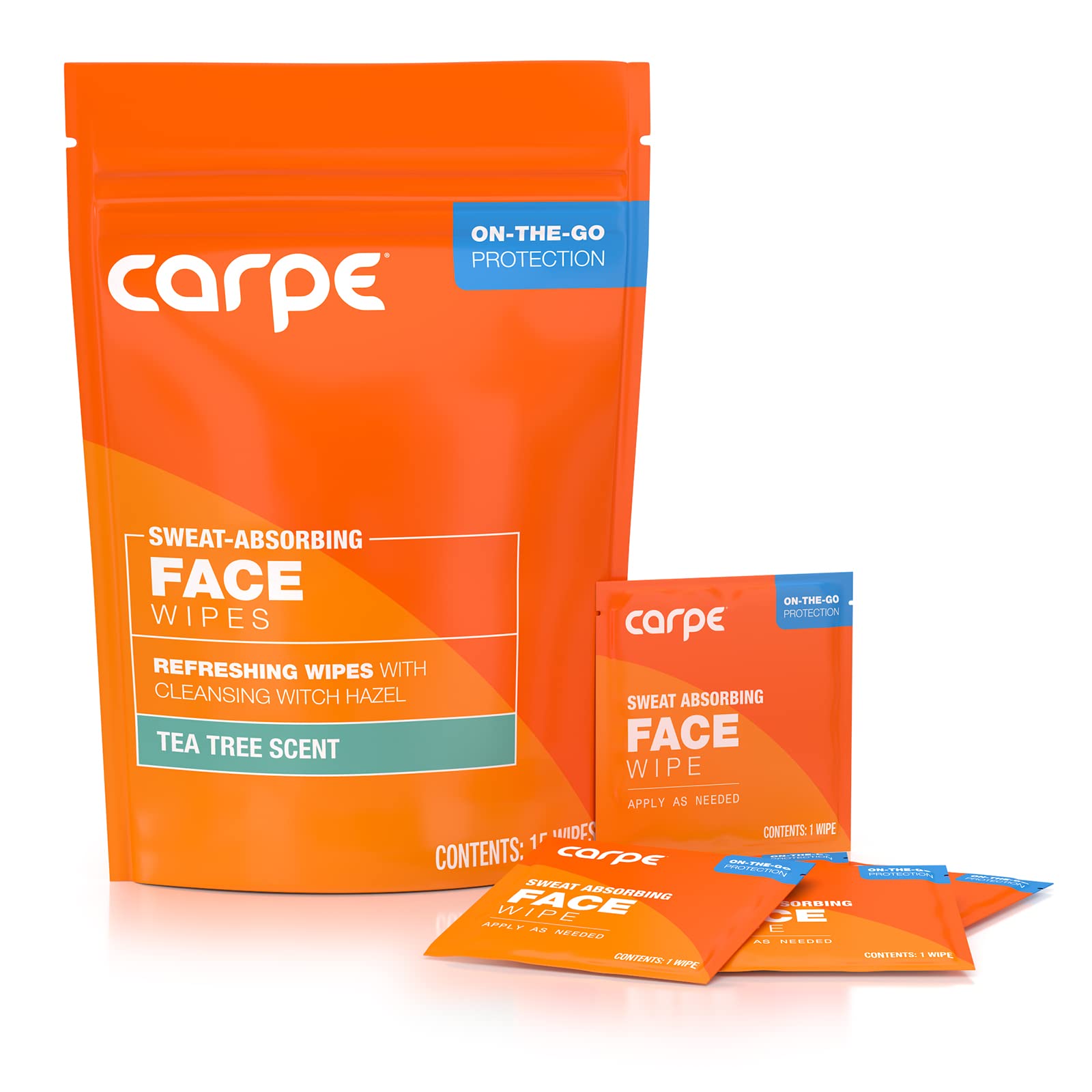 Carpe toallitas faciales sudor absorbentes para gimnasio y entrenamiento.