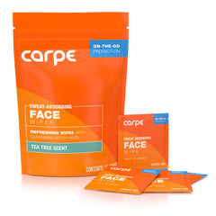 Carpe toallitas faciales sudor absorbentes para gimnasio y entrenamiento.