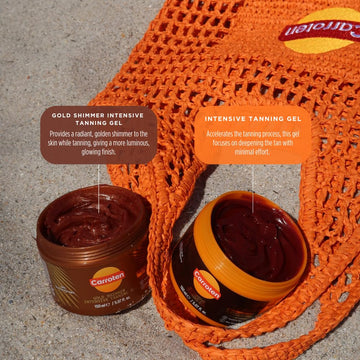 Carroten perlas brillantes ofrecen brillo dorado sutil.