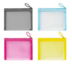 CarryEpic bolsas de malla mini con cierre, ideales para maquillaje y accesorios.