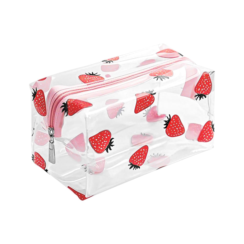 CarryEpic bolso maquillaje transparente, vista frontal, accesible para ver tus productos.