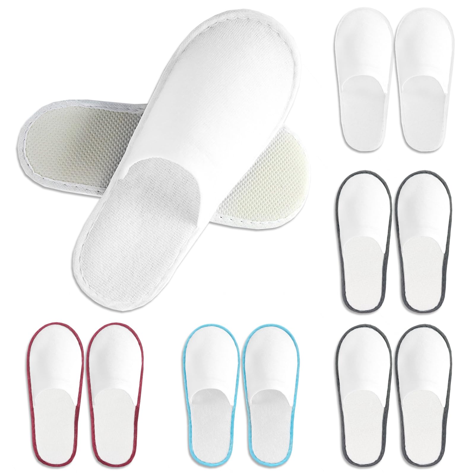 Pantuflas CarryEpic desechables con textura suave para comodidad de invitados