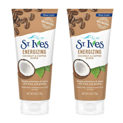 Carter's St Ives exfoliante coco y café, envase compacto para uso diario.