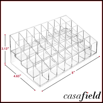 Casafield: detalle de ranuras, huecos de 2.2 cm para labiales estándar.