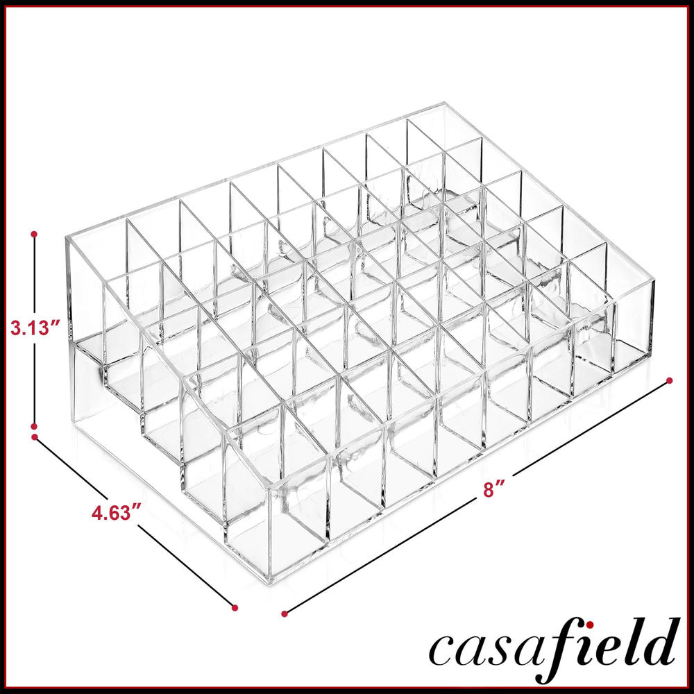 Casafield: detalle de ranuras, huecos de 2.2 cm para labiales estándar.