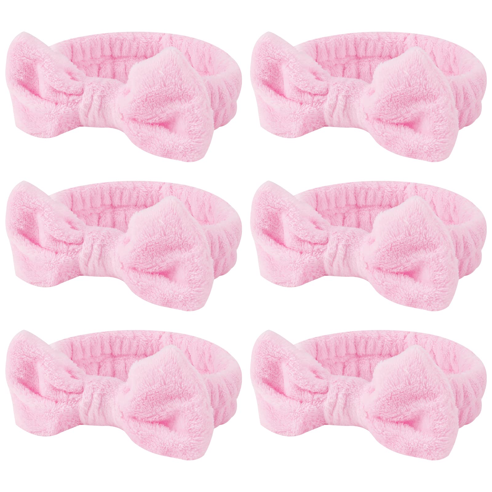 Casoty bandas spa rosa 6 unidades: mantener el cabello alejado del rostro al maquillarte
