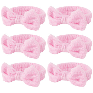 Casoty bandas spa rosa 6 unidades: mantener el cabello alejado del rostro al maquillarte