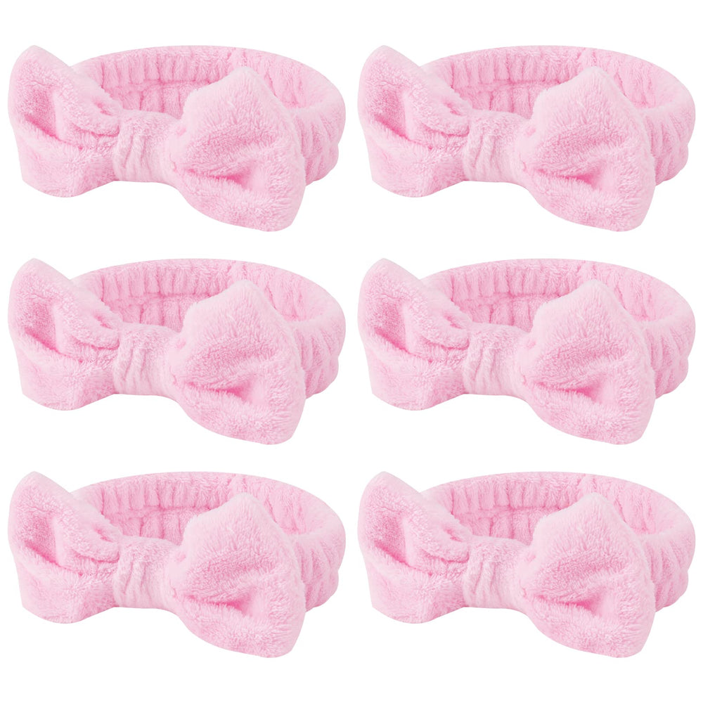 Casoty bandas spa rosa 6 unidades: mantener el cabello alejado del rostro al maquillarte