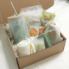 Panier CASTATEO: bain relaxant eucalyptus et menthe pour une pause spa à domicile.