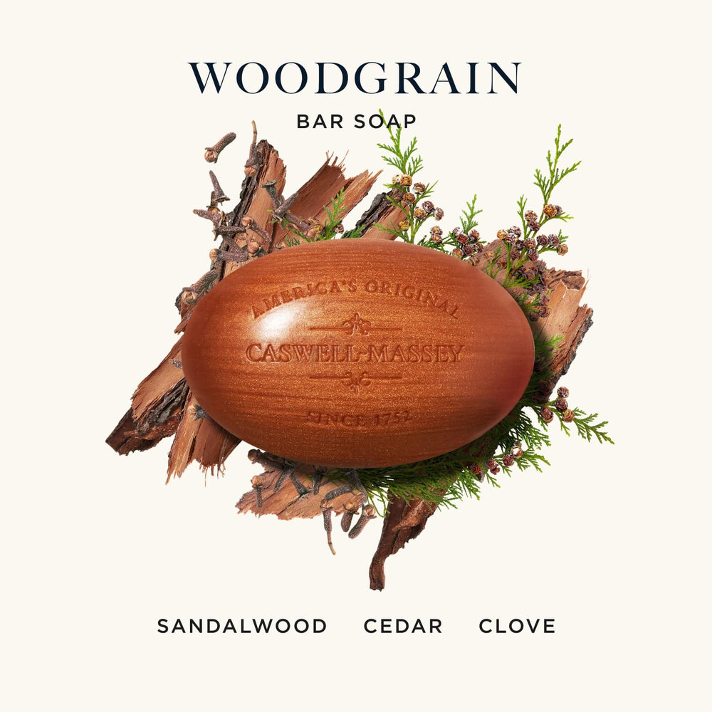Caswell-Massey Woodgrain Sandalwood empaque regalo: regalo elegante para ocasiones especiales.