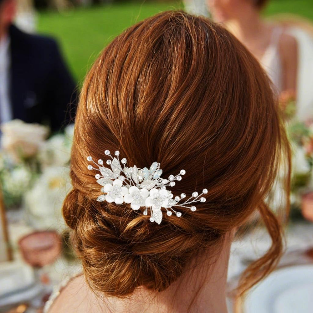 Catery accesorio para novia con cristal y strass, toque brillante