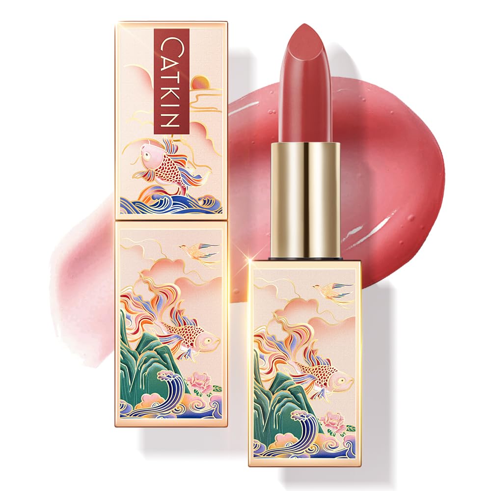 Catkin balsamo labial color con activacion de pH para brillo natural