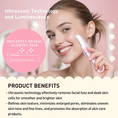 CATLANE Dermaplane tecnología sónica; exfoliación suave y mejora la absorción de productos.