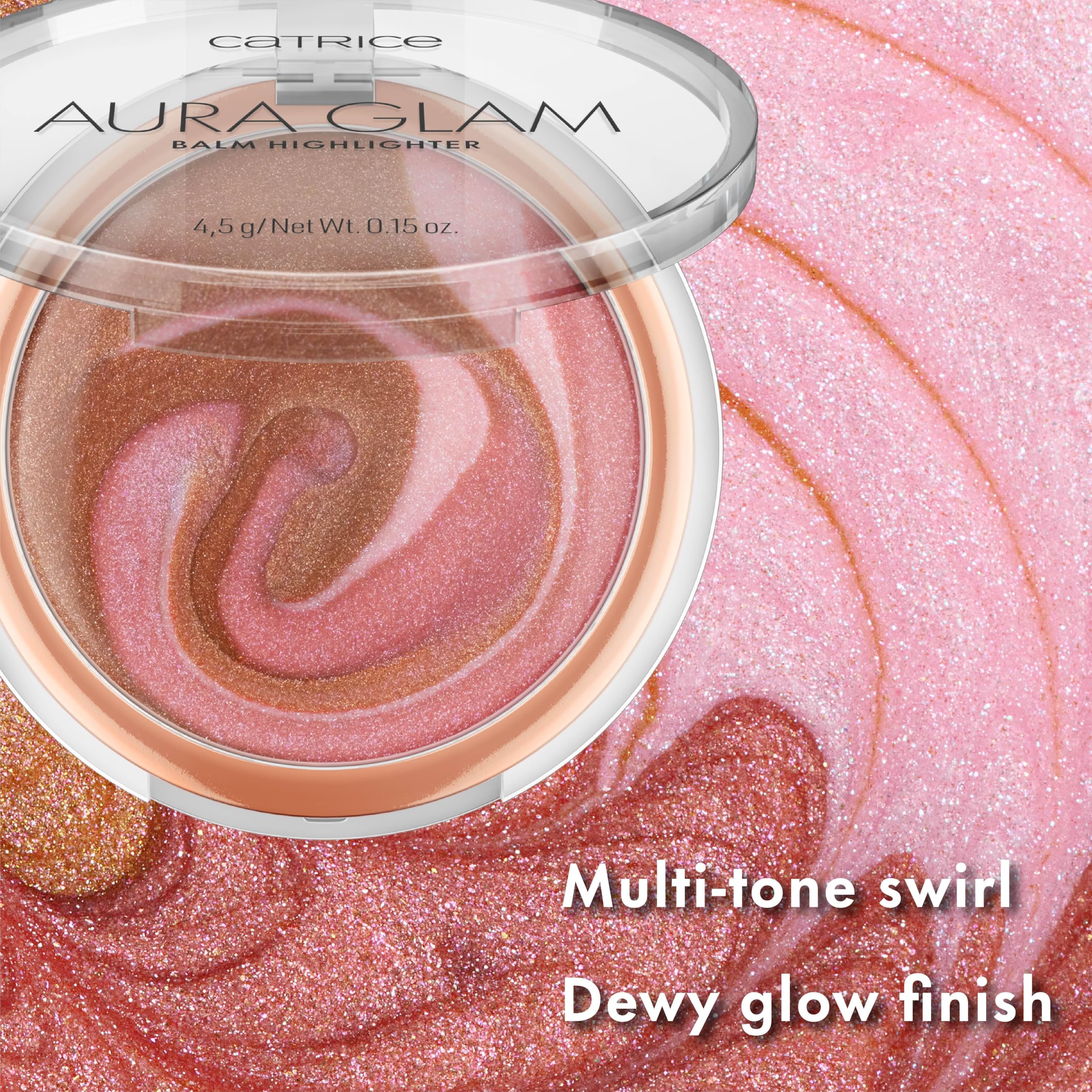 Aura Glam Highlighter Balm aplicación cremosa para control del glow