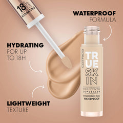 Catrice Corrector de alta cobertura 020 Beige cálido, cobertura total sin efecto máscara.