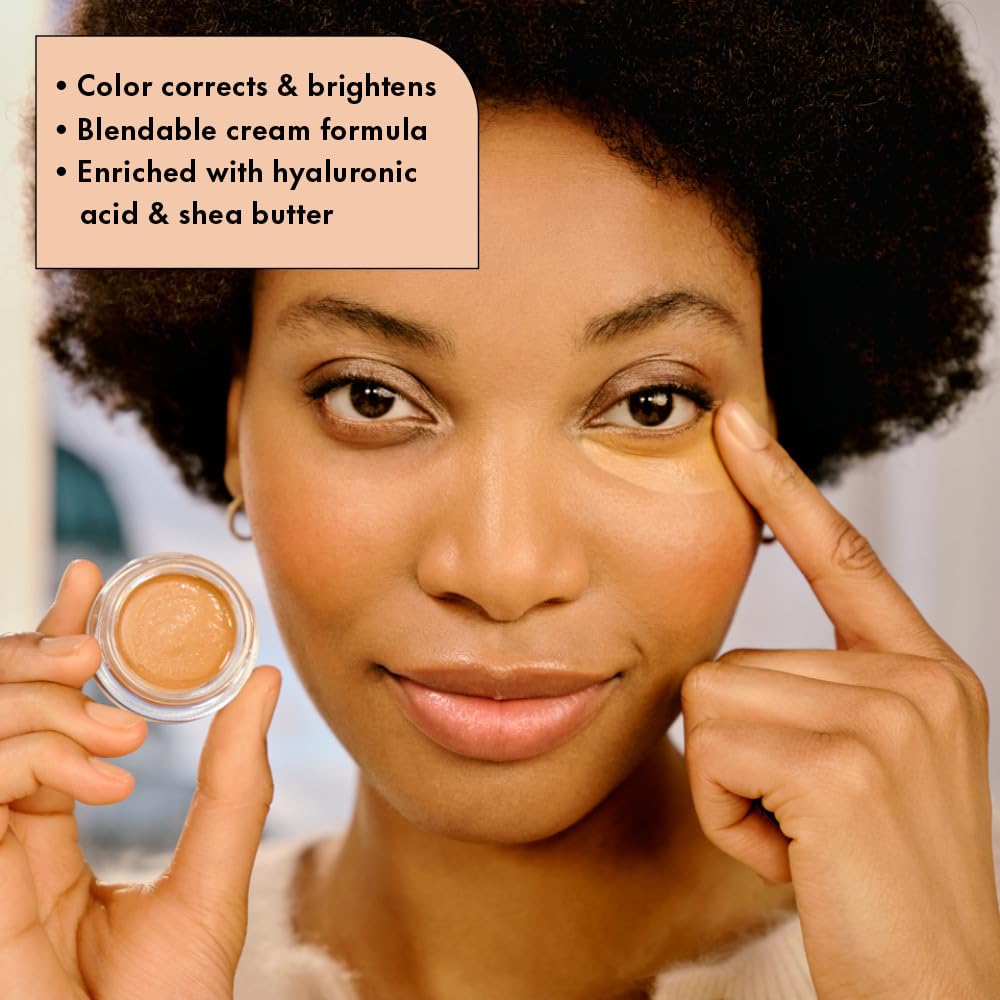 Acabado natural y luminoso tras aplicar el corrector iluminador de ojeras Catrice