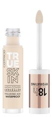 Corrector Catrice True Skin High Cover en botella, alta cobertura para piel uniforme.