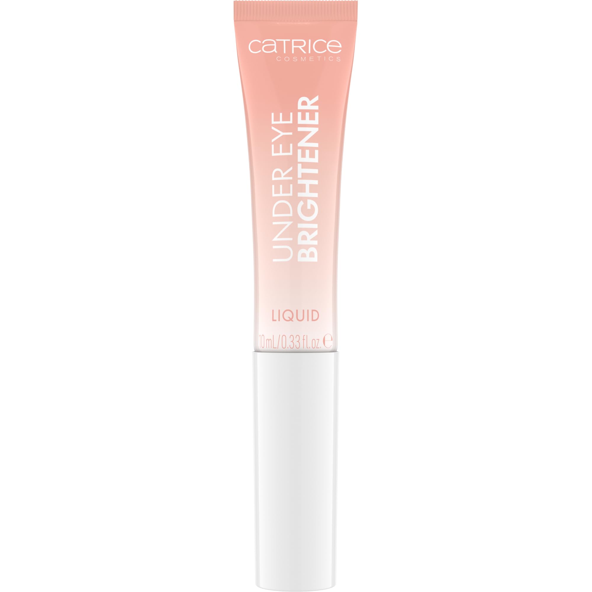 Iluminador de ojeras líquido Catrice en botella 010 rosa claro, brillo inmediato