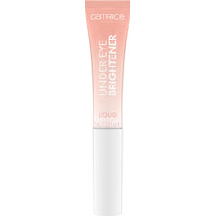 Iluminador de ojeras líquido Catrice en botella 010 rosa claro, brillo inmediato