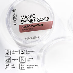 Catrice Magic Shine Eraser compacto de viaje para retoques fáciles