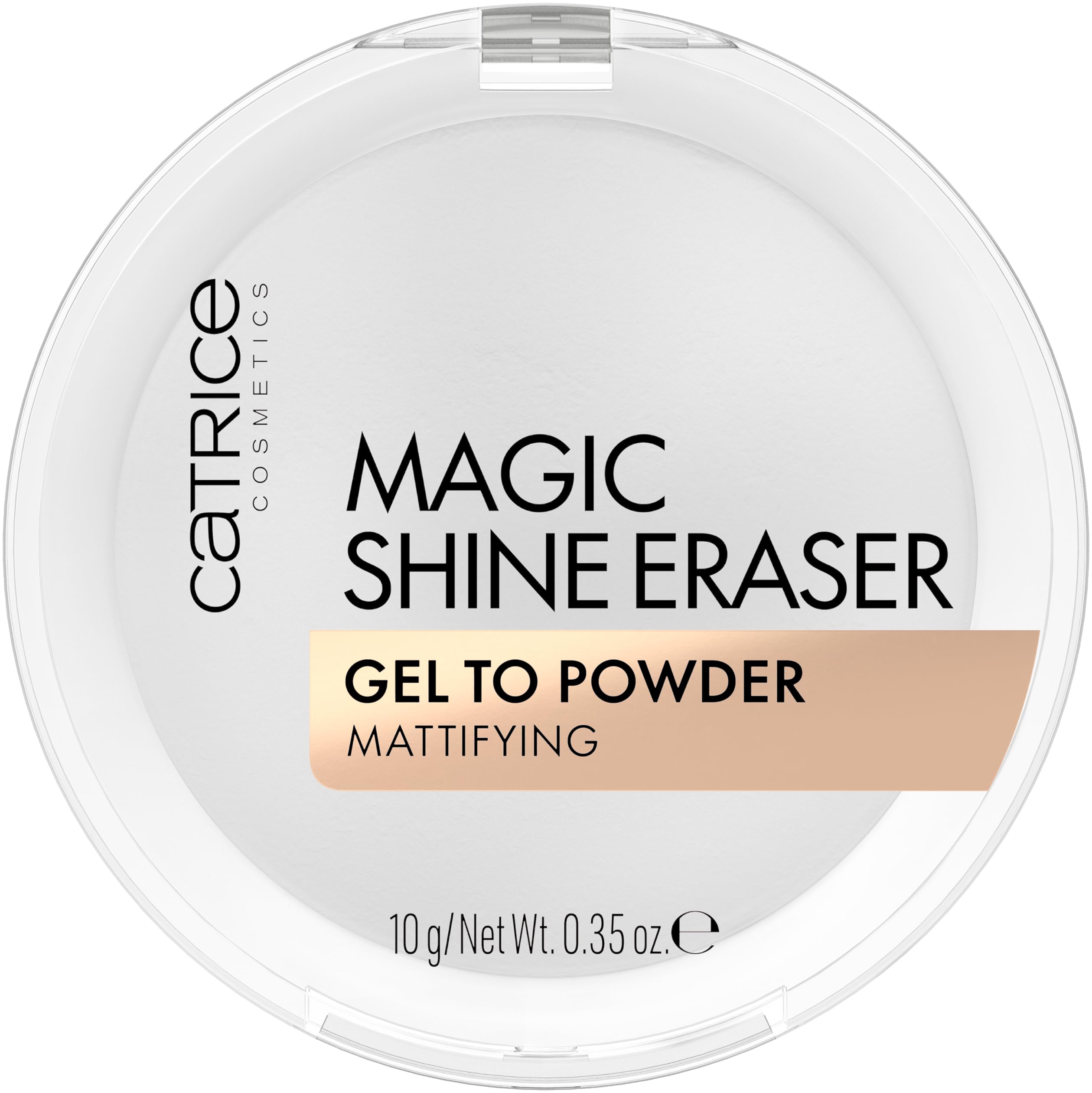Catrice Magic Shine Eraser transforma gel en polvo para un acabado mate natural