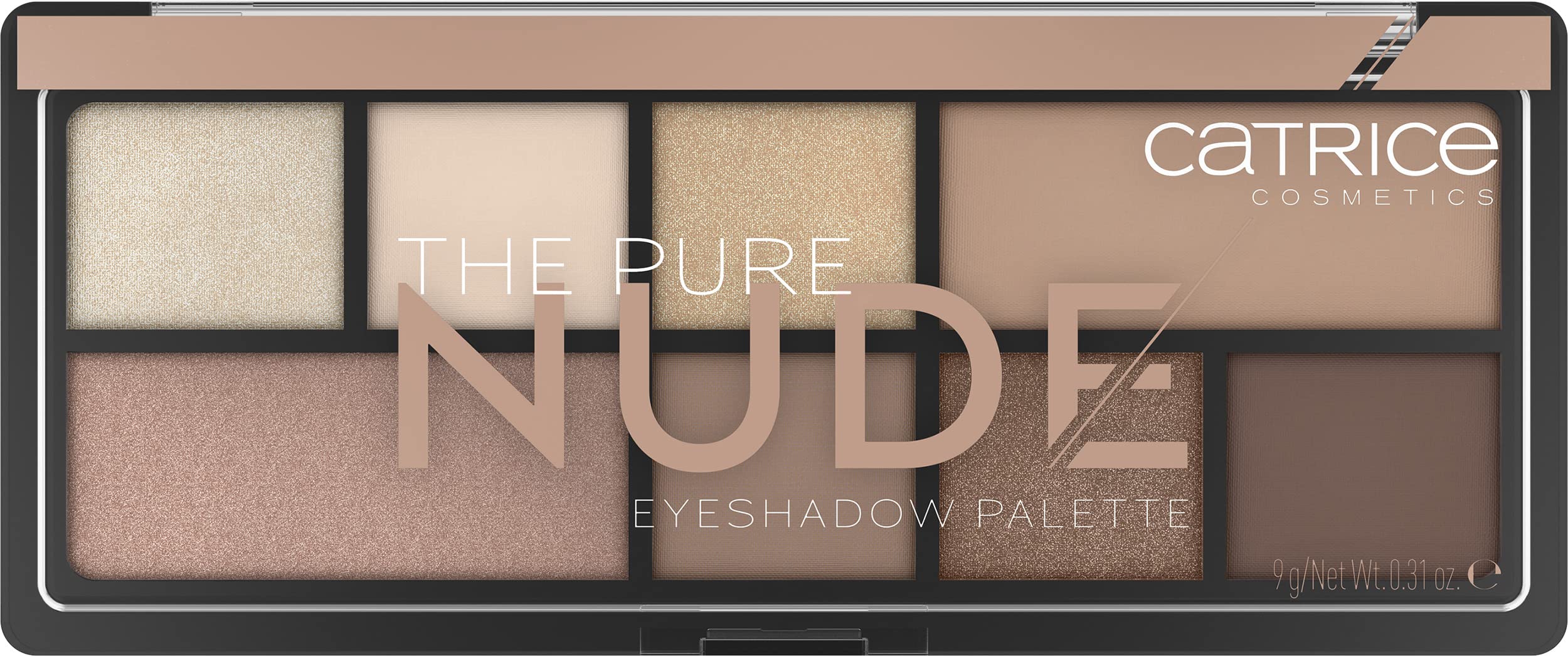 Catrice paletas sombras moca caliente para un look cálido y definido.