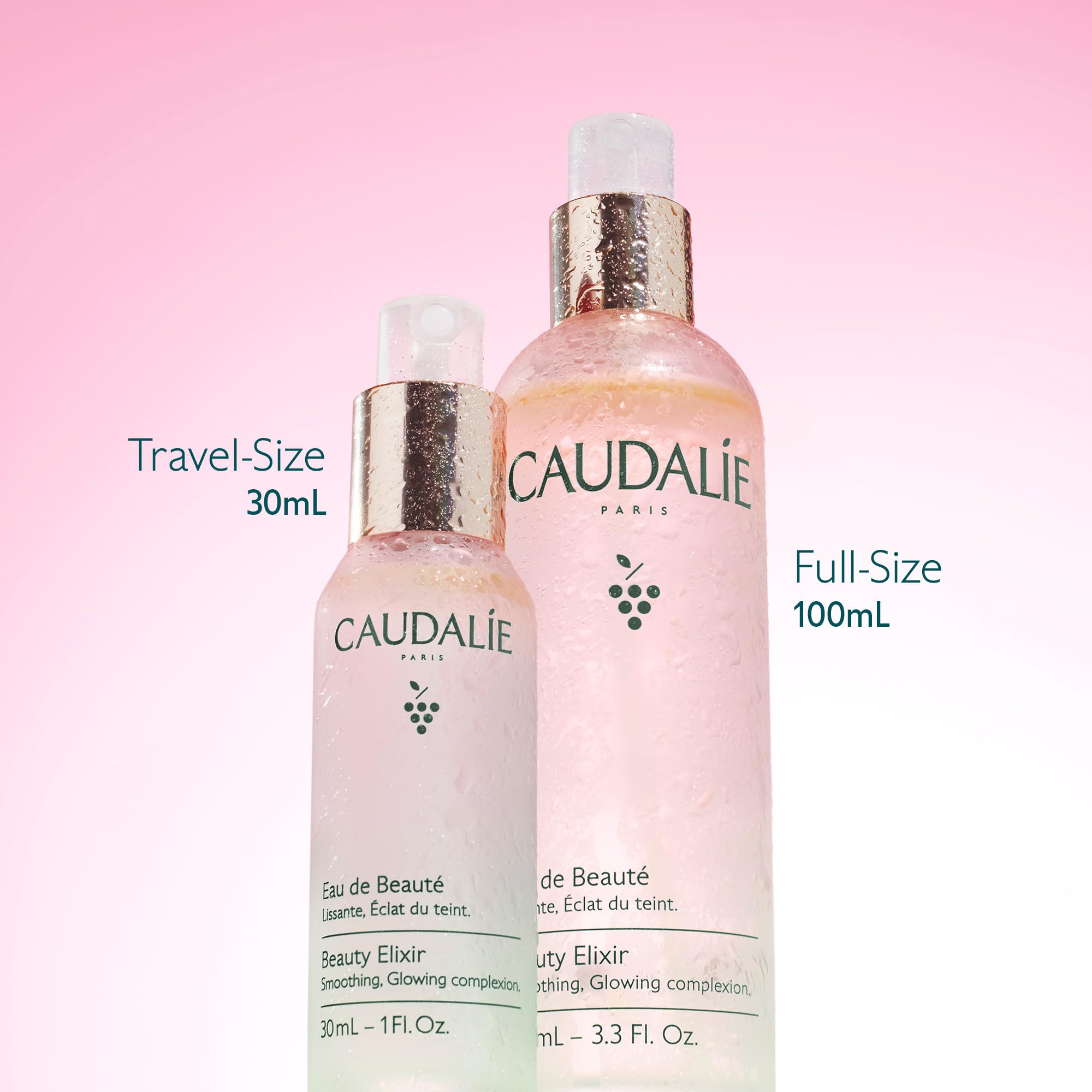 Caudalie Elixir de Belleza, refrescante para viaje, mantiene brillo y frescura en movimiento.