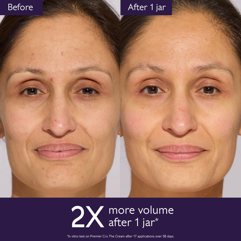 Aplicación en cuello y escote con Caudalie Premier Cru para resultado uniforme