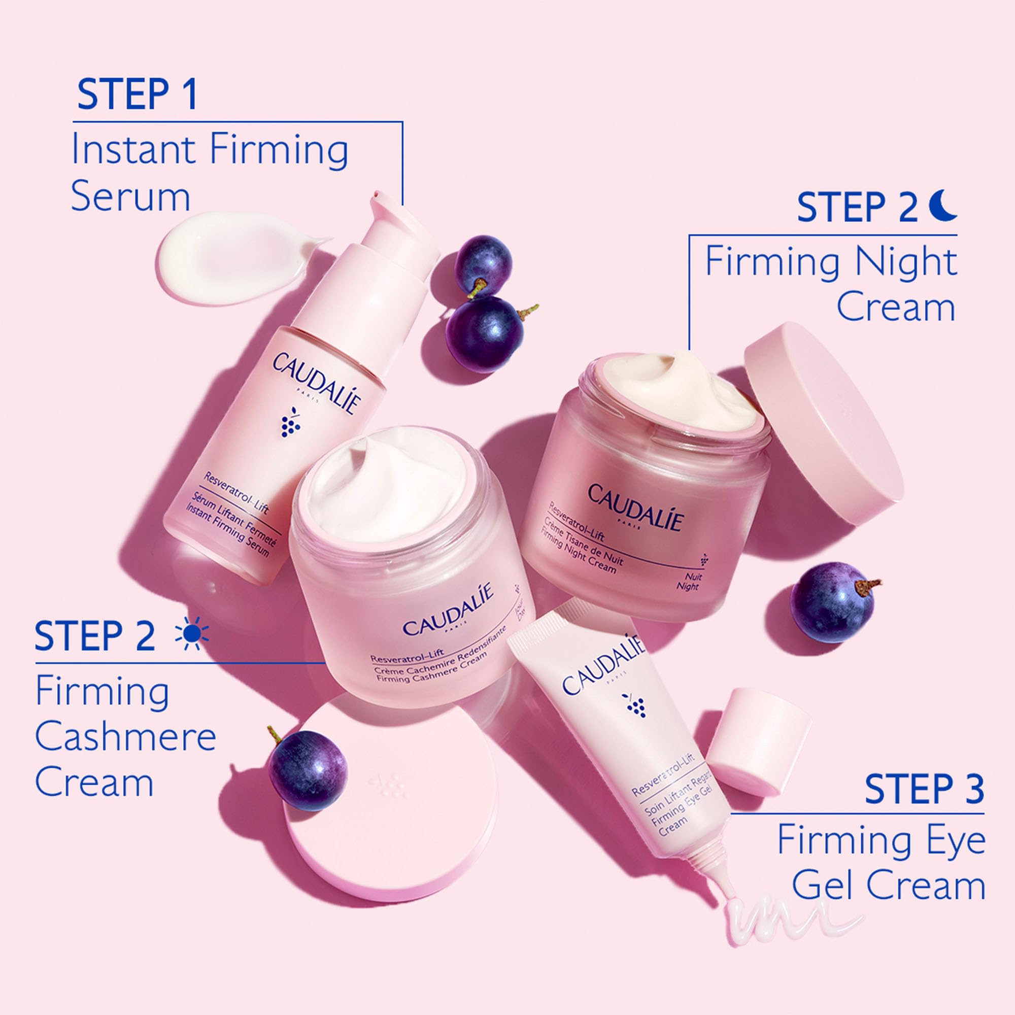 Caudalie Resveratrol-Lift envase reciclable que facilita recargas