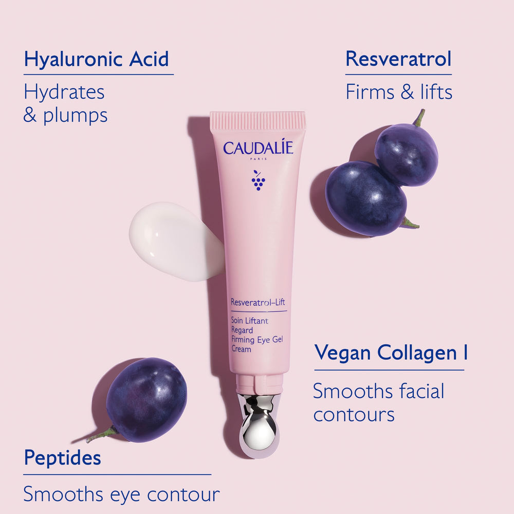 Caudalie Resveratrol-Lift con resveratrol y hialurónico en acción