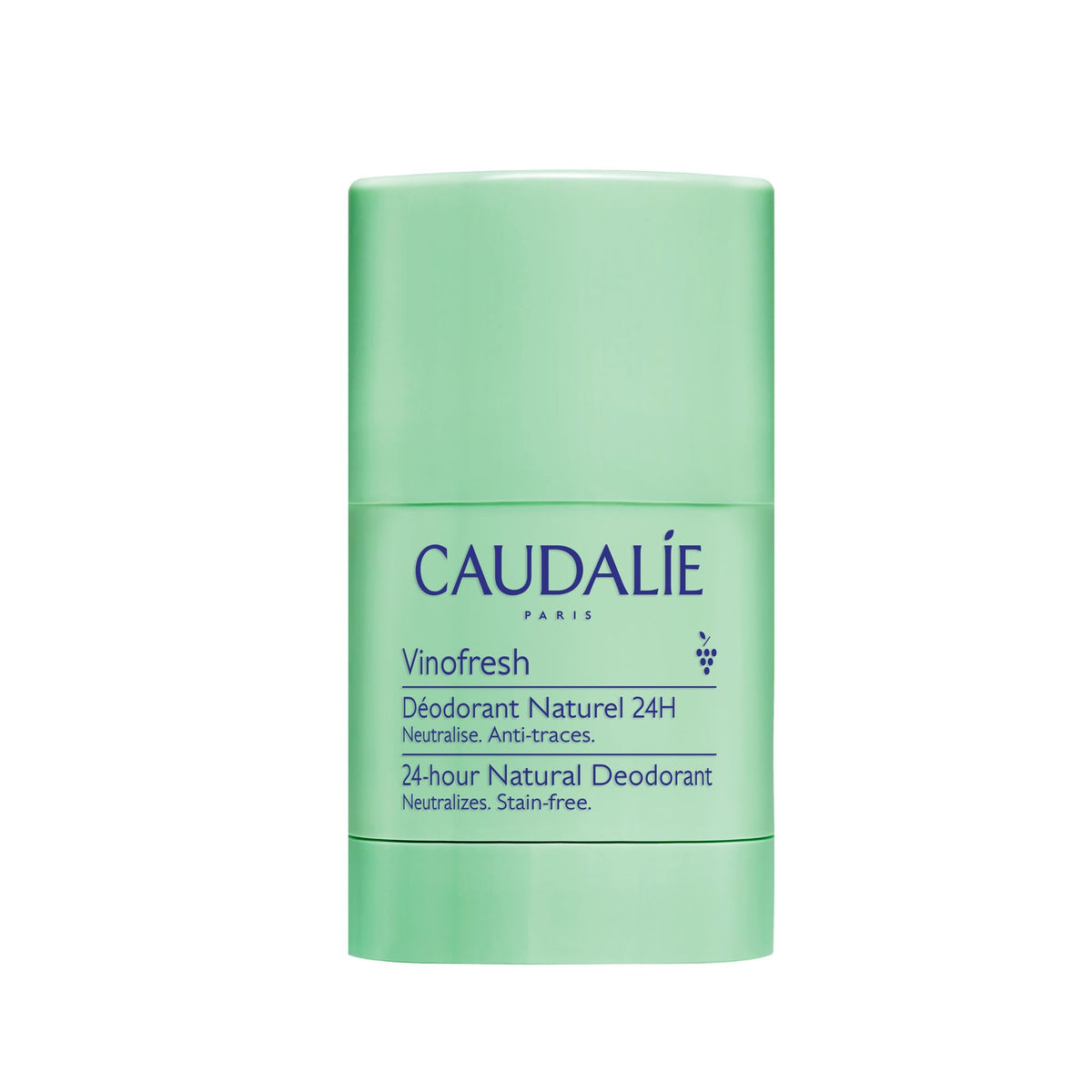 Caudalie Vinofresh desodorante stick con eucalipto y uva para aroma fresco.