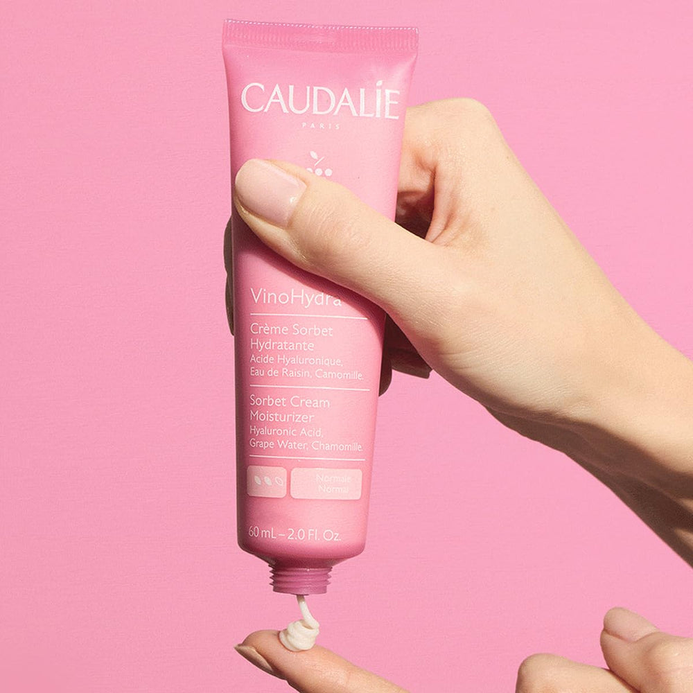 Caudalie VinoHydra Sorbet cuidado diario sin irritación ni poros obstruidos.