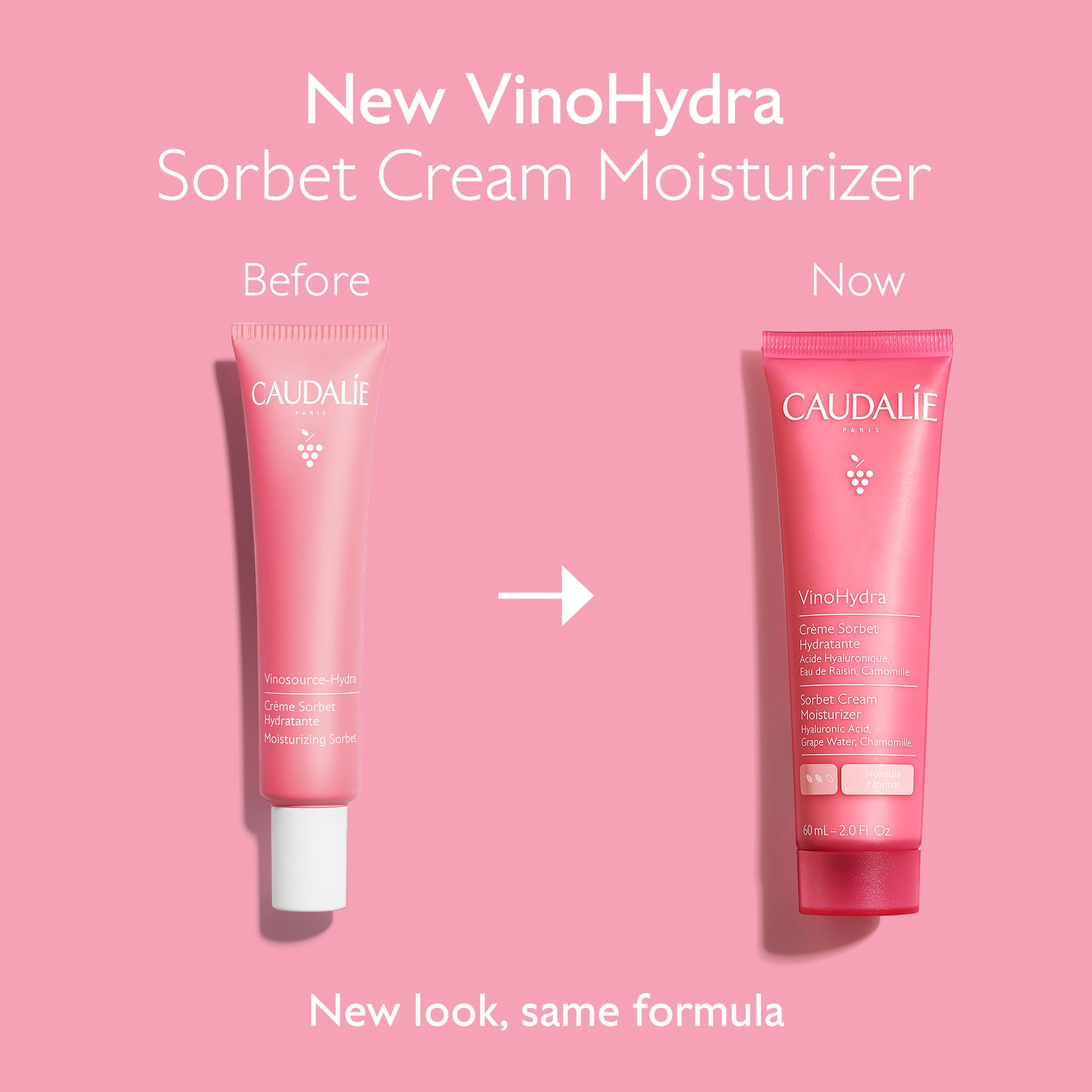 Caudalie VinoHydra Sorbet con ácido hialurónico hidrata y suaviza la piel.