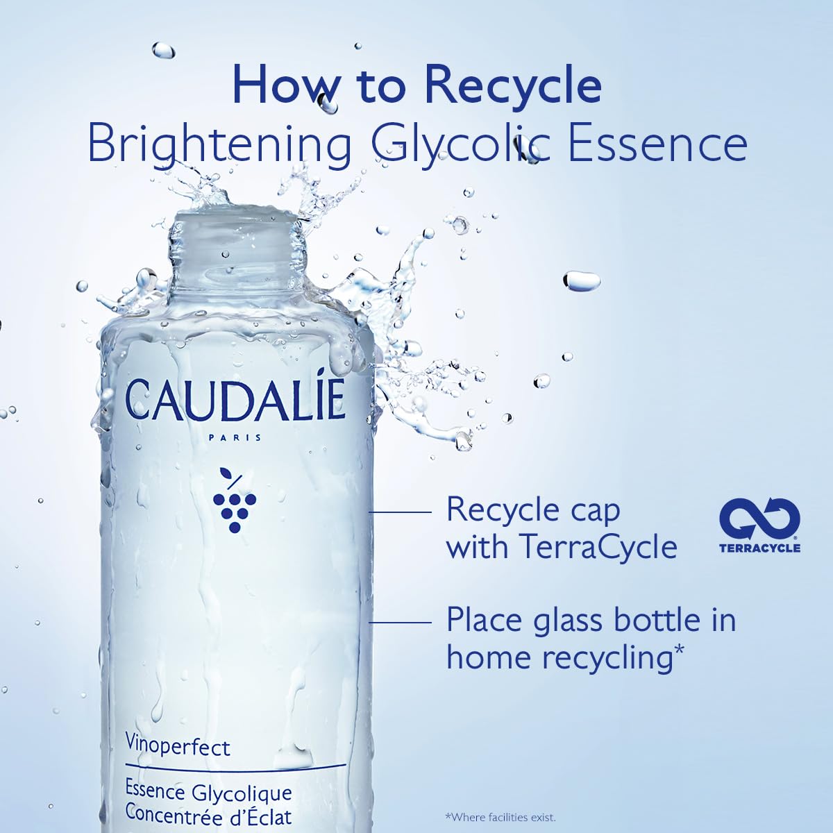 Caudalie Vinoperfect Esencia Iluminadora: aplicación nocturna para despertar luminosidad.