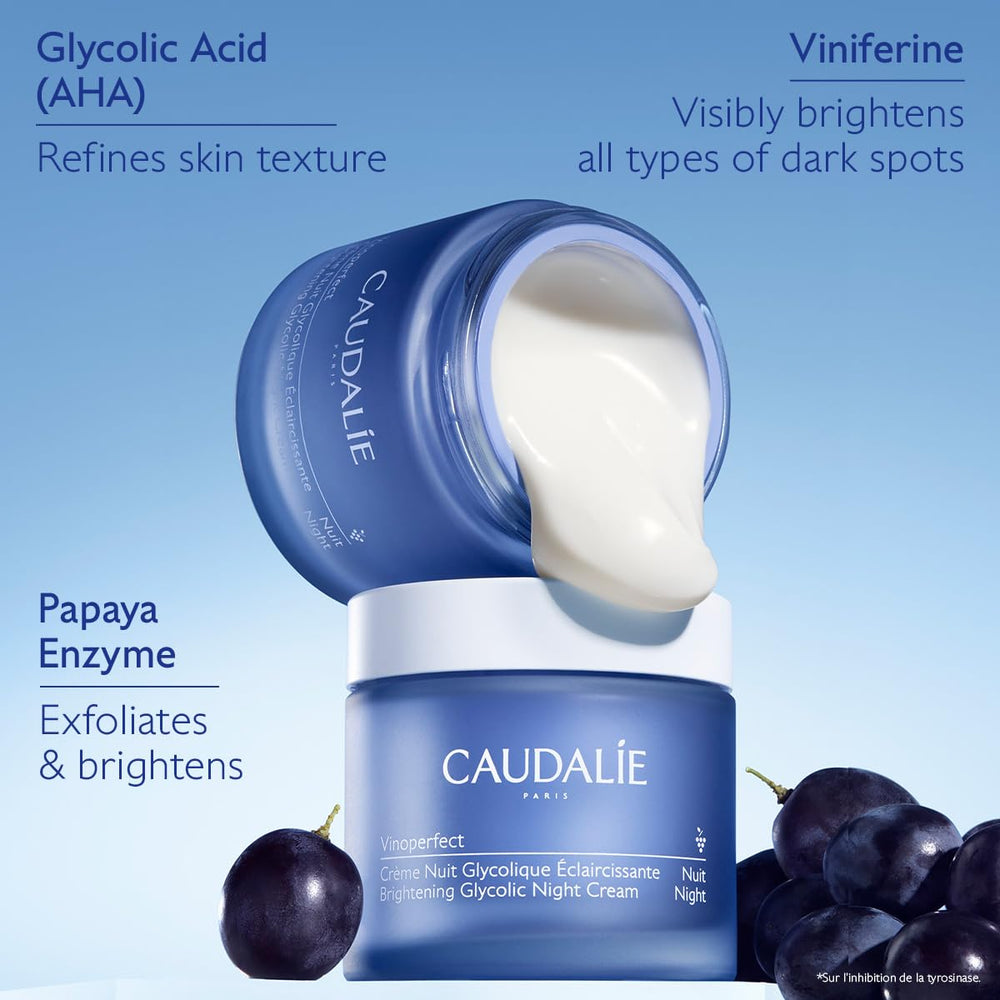 Caudalie Vinoperfect crema nocturna, textura suave y uniforme