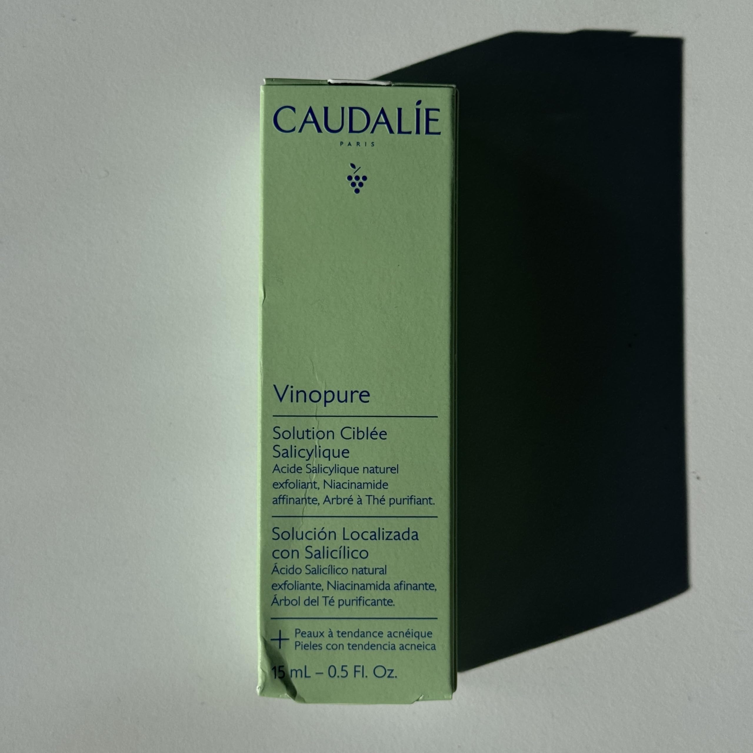 Caudalie Vinopure: uso mañana y noche para cuidado puntual de la piel