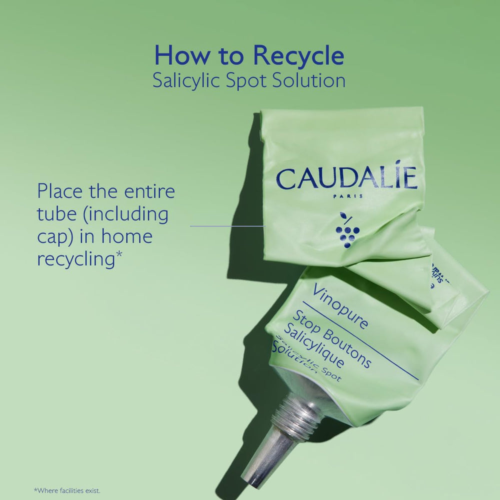 Caudalie Vinopure: color verde corrector que reduce enrojecimiento visible