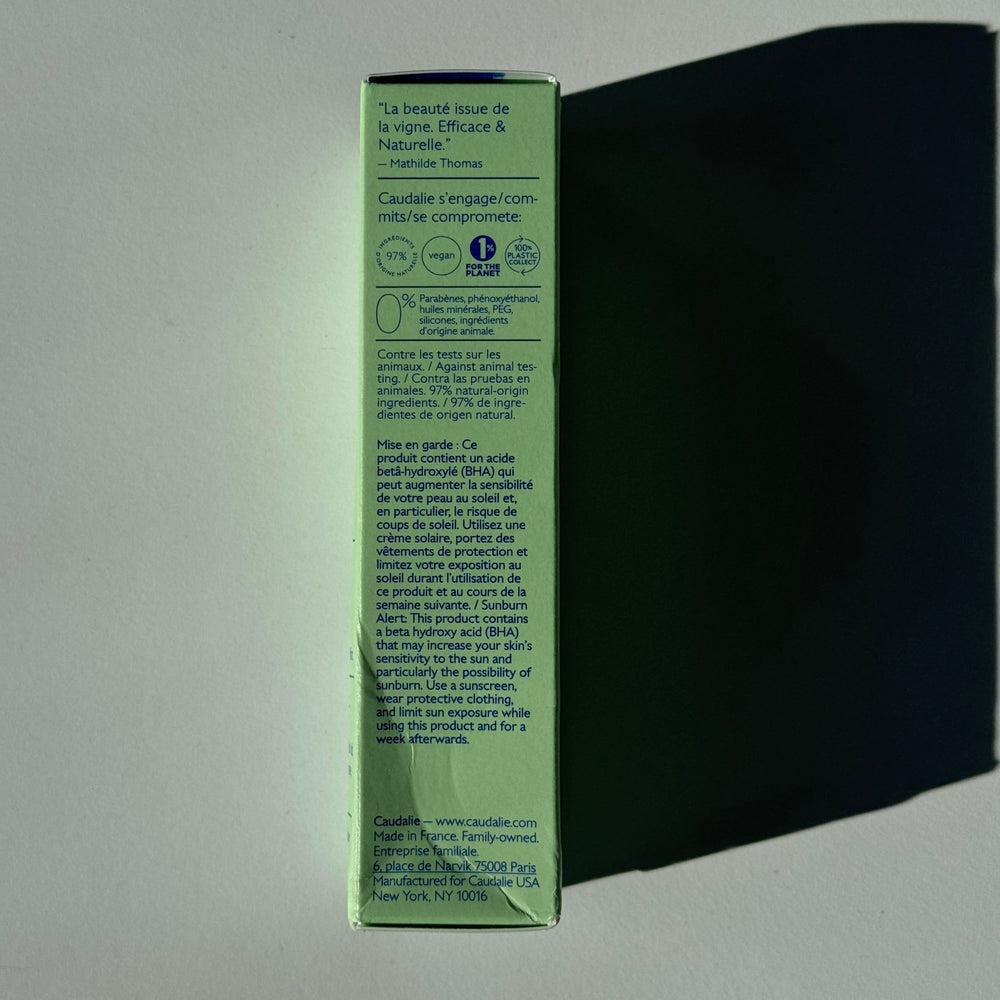 Caudalie Vinopure: niacinamida que ayuda a una textura de piel unificada